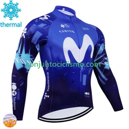 Maillot Invierno Termico Movistar 2024